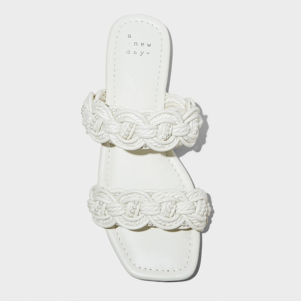 A New Day Sarafina Pearl Slides Sandals